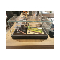 Vitrina de Exhibición de Joyería sin Marco con Iluminación LED y Cerradura, Vitrina de Joyería Personalizada para Tienda o Centro Comercial