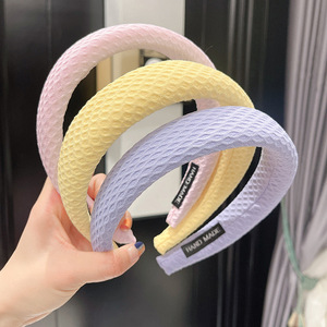 <span class=keywords><strong>Bandeau</strong></span> en tissu à la mode, <span class=keywords><strong>bandeau</strong></span> français élégant, grands bandeaux de <span class=keywords><strong>mariage</strong></span> pour femmes, accessoires de cheveux à la mode - Product Image 5