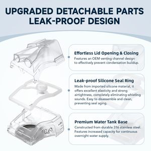 Réservoir d'eau de remplacement compatible avec <span class=keywords><strong>AirSense</strong></span> <span class=keywords><strong>10</strong></span> et Aircurve <span class=keywords><strong>10</strong></span>, réservoir <span class=keywords><strong>humidificateur</strong></span> de remplacement compatible avec la série S10 - Product Image 3