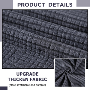 Funda Elástica para Silla Individual Jacquard, Funda para Sofá, Funda para Sillón, Suave y Elástica - Product Image 5