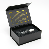 Parfum de luxe personnalisé/bougie/soin de la peau/cosmétique/boîte d'emballage de produit boîte cadeau en carton à aimant magnétique avec inserts en mousse Eva