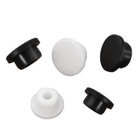 Bouchon en silicone pleine grandeur Bouchon rond en caoutchouc de silicone en caoutchouc solide creux Bouchon en T en caoutchouc