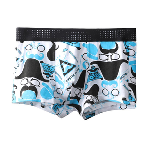 Vente en gros de sous-vêtements pour hommes, boxers mi-hauts pour adolescents, caleçons en coton doux à la mode, caleçons pour garçon, sous-vêtements hipster - Product Image 4