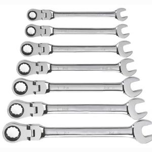 6-32 mm Open End Combination Wrench Set Flexible Ratchet Wrench Set Torque Wrench Spanner Repair Tools