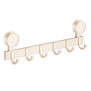 Suction Cup <b>Hook</b> Rack Wall Mounted Removable Heavy Duty Clothes Organizer With Strong <b>Adhesion</b> For Door Or Wall Use - Product Image 5