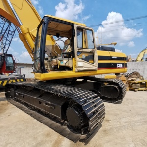 Excavatrice Caterpillar 30t d'occasion du Japon pour moteur 330BL 165,5KW 6 cylindres, pompe à engrenages, roulement, boîte de vitesses, PLC - Product Image 4