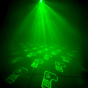 Luz de escenario de haz láser LED Decoraciones navideñas festivas con iluminación roja y verde para fiestas y días festivos - Product Image 5