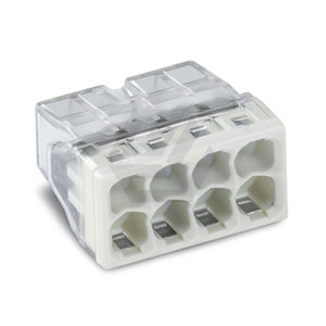 Wagos 2273-208 sambungan konektor; 8-Wire, penutup abu-abu muda-pengiriman cepat-kawat penghubung cepat - Product Image 3