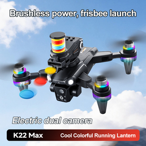 Dron K22 <span class=keywords><strong>MAX</strong></span> 8K con Lanzador de Bombas de Agua, Cámara Dual, Motor sin Escobillas, Luces de Colores, Multivelocidad, Quadcopter RC - Product Image 4