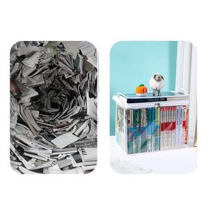 Caja organizadora de libros, rectangular, plegable, transparente, a prueba de polvo, con tapa, para libros y juguetes de estudiantes, uso en viajes - Product Image 1