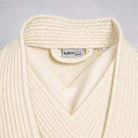 Peignoir gaufré 100 % coton doux pour la peau, style kimono, col, pour après le bain, unisexe, avec ceinture, idéal pour chambre d'hôtel et spa