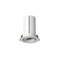 Spot LED COB Télescopique 220V à Angle de Faisceau Réglable 15/24/36/50D, Plafonnier Encastré pour Magasin Commercial
