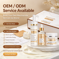 Coffrets de Soins Anti-Âge Luxueux OEM pour Adultes – Sérum Éclaircissant Naturel à la Niacinamide, Collagène et Acide Salicylique à Base de Plantes