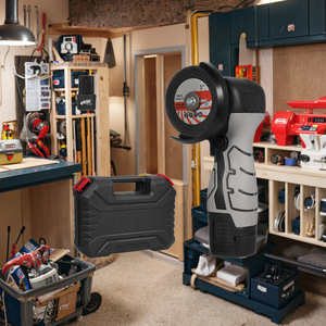 Mini meuleuse d'<span class=keywords><strong>angle</strong></span> sans fil à batterie sans balais, polissage DIY avec disque de meulage, interrupteur à gâchette, conditionnement de surface - Product Image 4