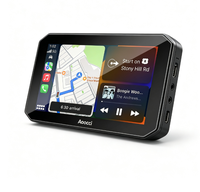 Caméra embarquée AOOCCI BX avant et arrière 5,5 pouces pour moto, 1080P WDR BSD, détection d'angle mort, GPS 5Hz, enregistreur étanche pour motard