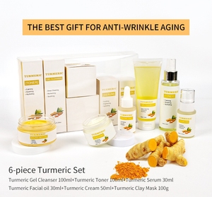 MELAO OEM <span class=keywords><strong>Kit</strong></span> de Cuidado de la Piel Vegano de Marca Privada, Fabricante de Kits de Cuidado Facial <span class=keywords><strong>Coreano</strong></span> con Cúrcuma Anti-Acné e Iluminador, Set de Regalo - Product Image 5