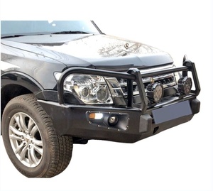Kit de parachoques delantero de acero nuevo con recortes de gancho de remolque para <span class=keywords><strong>Montero</strong></span> Pajero <span class=keywords><strong>V80</strong></span> V90 V93 V97 - Product Image 3