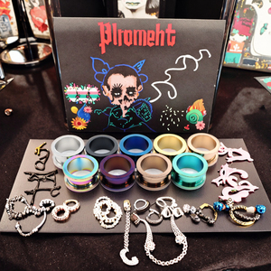 Al por mayor: Túnel, plug, expansor y calibrador de oreja de acero inoxidable anodizado estilo punk para piercing corporal, para bodas y compromisos - Product Image 3