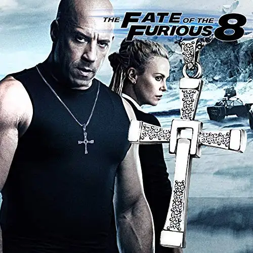 Speed and Passion Dominic Toretto's Cross Pendant Cross Neck Pendant Jewelry