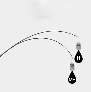 1.8m 2.1m 2.4m canne à pêche au bar MH/H <span class=keywords><strong>deux</strong></span> pointes de canne à pêche en carbone 2 pièces Spinning High Guide - Product Image 3