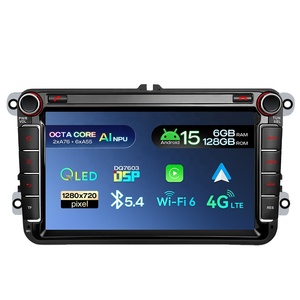 Reproductor Multimedia para Auto XTRONS de 8 Pulgadas con Android 15 para VW Skoda SEAT, 6+128 GB, QLED, Amplificador DSP, CarPlay, Android Auto, Navegación - Product Image 1