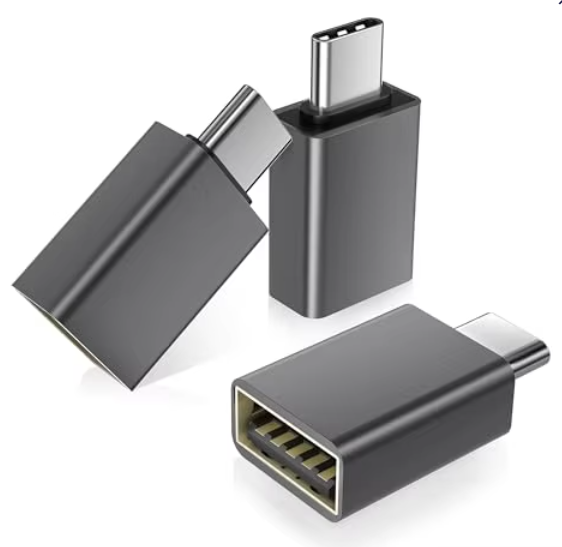 USB-A to USB-C Type-C Adapter USB 3.1 Gen1 5Gbps Read/Write Speed Aluminum Alloy for Camera Laptop Phone Car