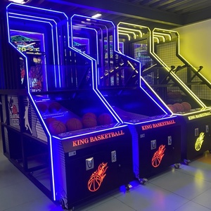 Machine <span class=keywords><strong>de</strong></span> jeu <span class=keywords><strong>de</strong></span> basket-ball à pièces avec <span class=keywords><strong>platine</strong></span> porte-bonheur - Product Image 4