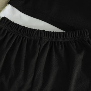 Conjunto de dos piezas de verano para niños de 3 a 8 años Camiseta deportiva sin mangas con estampado de letras y pantalones cortos informales para deportes al aire libre para <span class=keywords><strong>adolescentes</strong></span> - Product Image 5