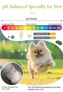 Shampoo pour animaux à l'extrait de kaki 4000ml (1gal) pour une peau saine - Product Image 3