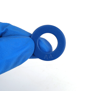<span class=keywords><strong>Rondelle</strong></span> <span class=keywords><strong>plate</strong></span> métrique en acier inoxydable 316 avec revêtement PTFE, surface en téflon bleu, <span class=keywords><strong>rondelle</strong></span> simple - Product Image 3