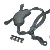 Système de suspension de mentonnière réglable FMA Ach Head-Loc X-Nape en nylon pour casque, 19g, léger, avec logo personnalisé pour la chasse