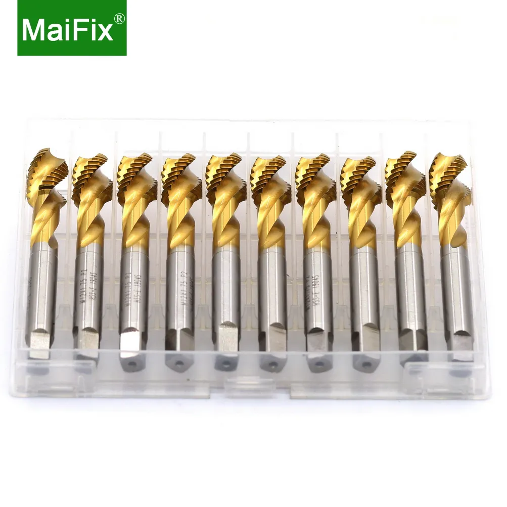 Maifix CNC מכונת M2.5 X 0.45 פח ציפוי ספירלת מחודדת בורג ברז טוב יותר שבב מסיר