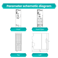 Módulo de Controlador Lógico Programable Siemens Original Nuevo 6ES7315-2AH14-0AB0 SIMATIC S7-300 CPU 315-2DP PLC