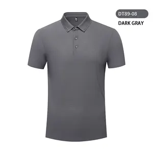 RTS Men's Summer Wear New Look Refreshing And Breathable Polyamide Spandex Best Quality Business POLO Shirt For Men