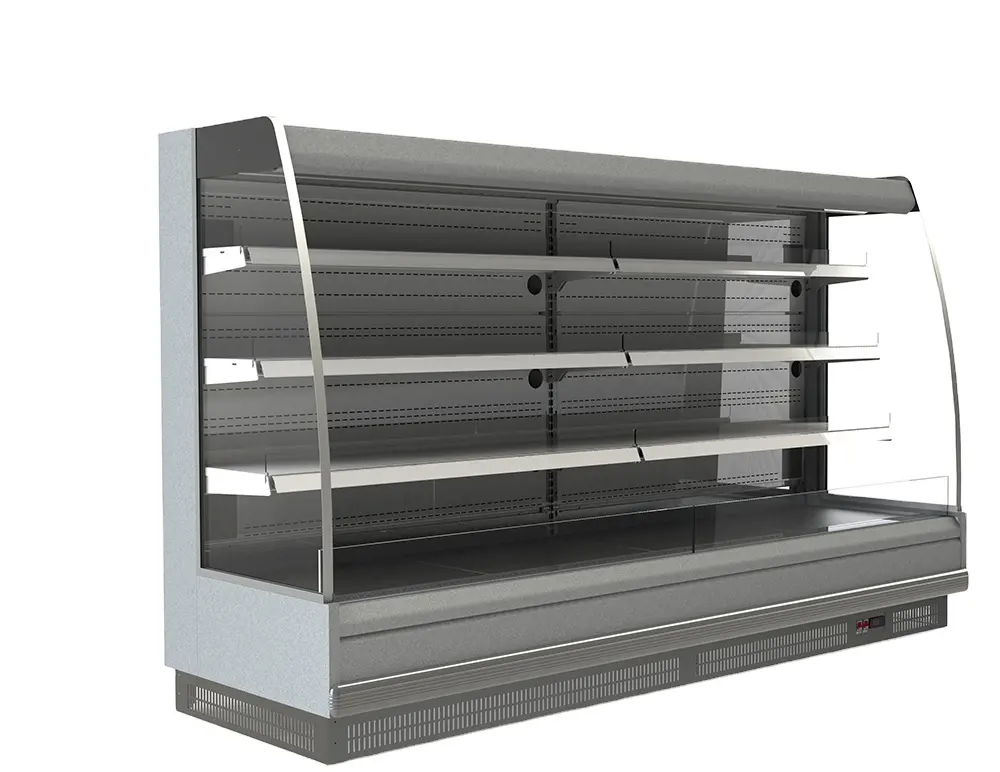 Semi verticale Multideck refrigeratore congelatore frigorifero per supermercato