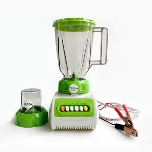 12v dc blender portable blender cooking machine household juicer fruit shake mixer 1500ml body with mill powered battery 12v