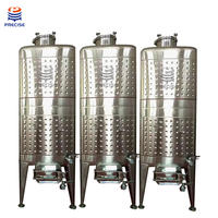 Cuve de Fermentation en Acier Inoxydable 304/316 1000L-100000L avec Plaque à Alvéoles pour Refroidissement, Longue Durée de Vie, Équipement de Fermentation