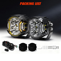 Sistema de Iluminación Automotriz Más Popular, Luz Auxiliar Lateral de 50w, Luz de Conducción de 3 Pulgadas, Todoterreno 4x4, Foco en la Parrilla del Parachoques para Camioneta 4wd