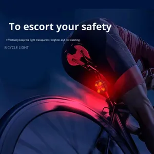 Mới Xe Đạp Sáng Tạo Đèn Hậu Loại C Sạc Ba Màu Mờ Chạy Ngựa Cảnh Báo Ánh Sáng Ban Đêm Cưỡi Ánh Sáng - Product Image 4