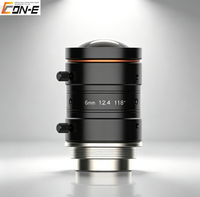 Objectif FA MVL-HF0624M-10MP 6mm F2.4 pour vision industrielle, ouverture manuelle, haute résolution 10MP, focale fixe, compact