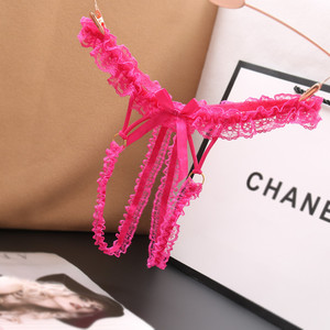 Tanga Sexy Transparente de Cintura Baja con Encaje para Mujeres Jóvenes - Product Image 5