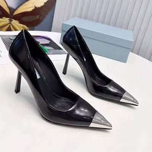 2026 New Low Heeled <b>Sandals</b> with Genuine Leather Pointed Toe Pumps and High Heels at the Back High Heeled Shoes - Product Image 1