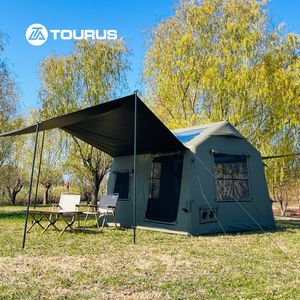 TOURUS 8.1 mètres carrés dix avec un auvent de 9.5 mètres carrés Hot Tente Camping <span class=keywords><strong>Gonflable</strong></span> à vendre - Product Image 1