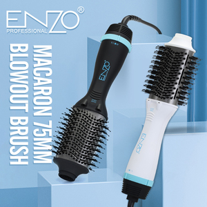 <span class=keywords><strong>Brosse</strong></span> sèche-cheveux professionnelle ENZO <span class=keywords><strong>Revlon</strong></span> One Step, <span class=keywords><strong>brosse</strong></span> volumisante à air chaud, sèche-cheveux, peigne - Product Image 4