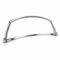 Profilé en aluminium anodisé de qualité marine, pliage CNC, cadre de pare-brise incurvé pour yacht
