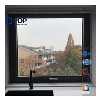 Persianas de ventana de toldo exterior de un solo columpio personalizadas PDP, persiana de acero inoxidable para uso exterior, apertura Horizontal