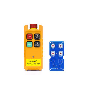 Control remoto de grúa Industrial de una sola velocidad, larga vida útil, impermeable, antichoque, código de aprendizaje, certificado FCC, 868MHz - Product Image 1