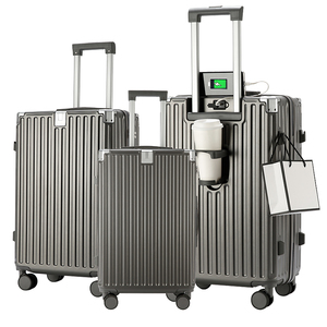 Vente en gros Suite de voyage étui Dernières valises de voyage Bagages à main Abs Trolley Bag Set 3 kg Wheel Bag <span class=keywords><strong>Valise</strong></span> Make up - Product Image 5