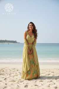 Lehenga et Blouse en Georgette Traditionnelle Indienne avec Dupatta Exportateur et Fournisseur Indien - Product Image 2