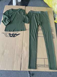 女式2024秋季休闲实心图案罗纹休闲服套装定制标志两件套Ropa De Mujer服装 - Product Image 3